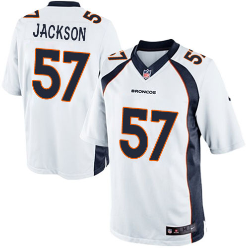 Youth Elite Tom Jackson Nike Jersey White Road - #57 NFL Denver Broncos